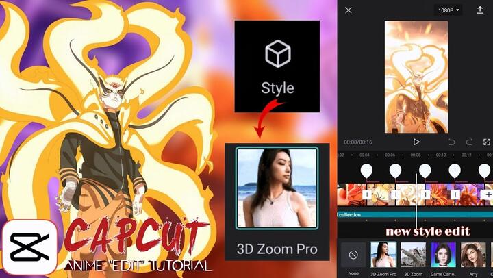 Capcut 3d Premium Anime Edit Dj All Night No Sleep Amv Tutorial Bilibili