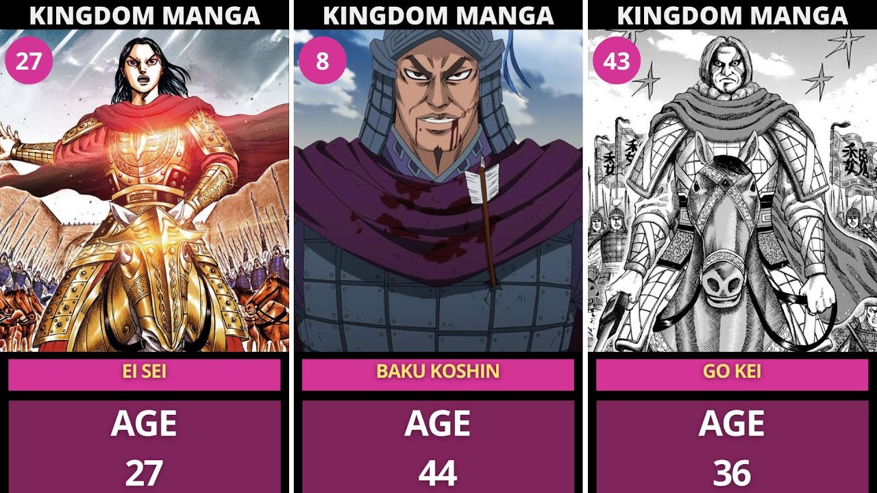 Top more than 77 kingdom anime characters best in.cdgdbentre
