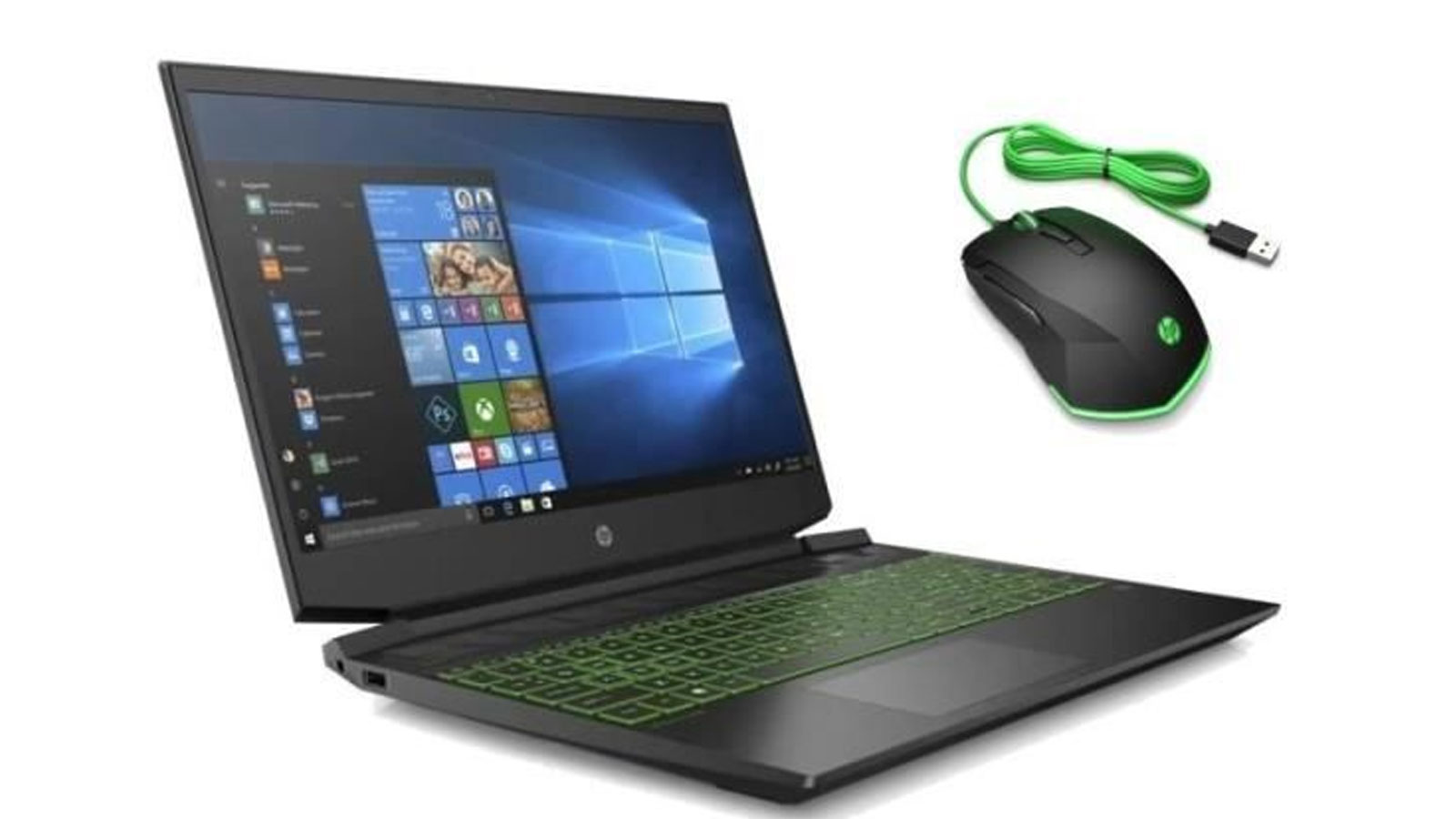HP Pavillon Gaming PC portable avec souris gamer à
