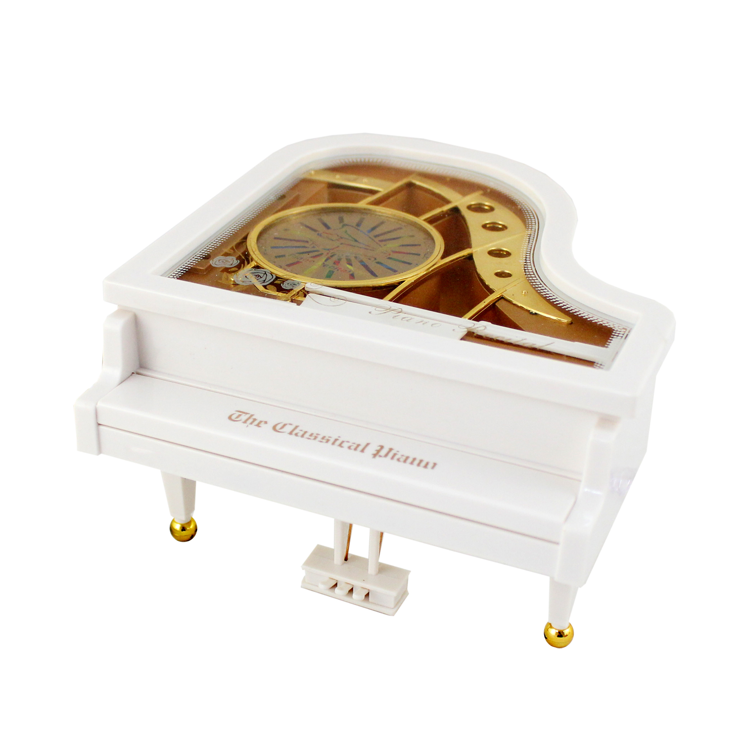 Music Box Gifts Grand Piano White Musical Box Keepsake eBay
