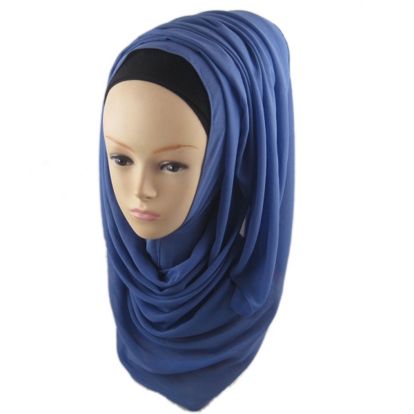 Chiffon Head Cover Hijab Islamic Headwear Scarf Arab Cap Shawls