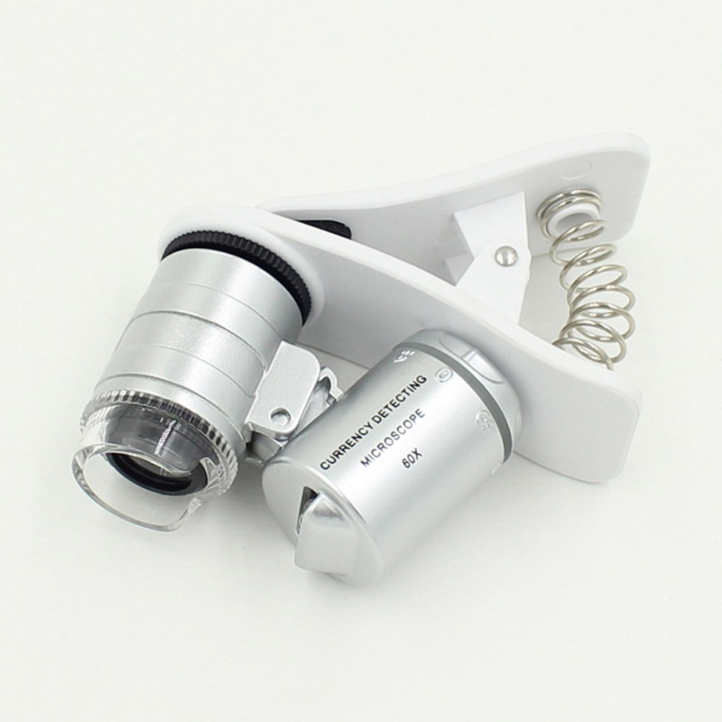 Mobile Phone Magnifier Microscope Micro Lens 60X Optical Zoom Telescope