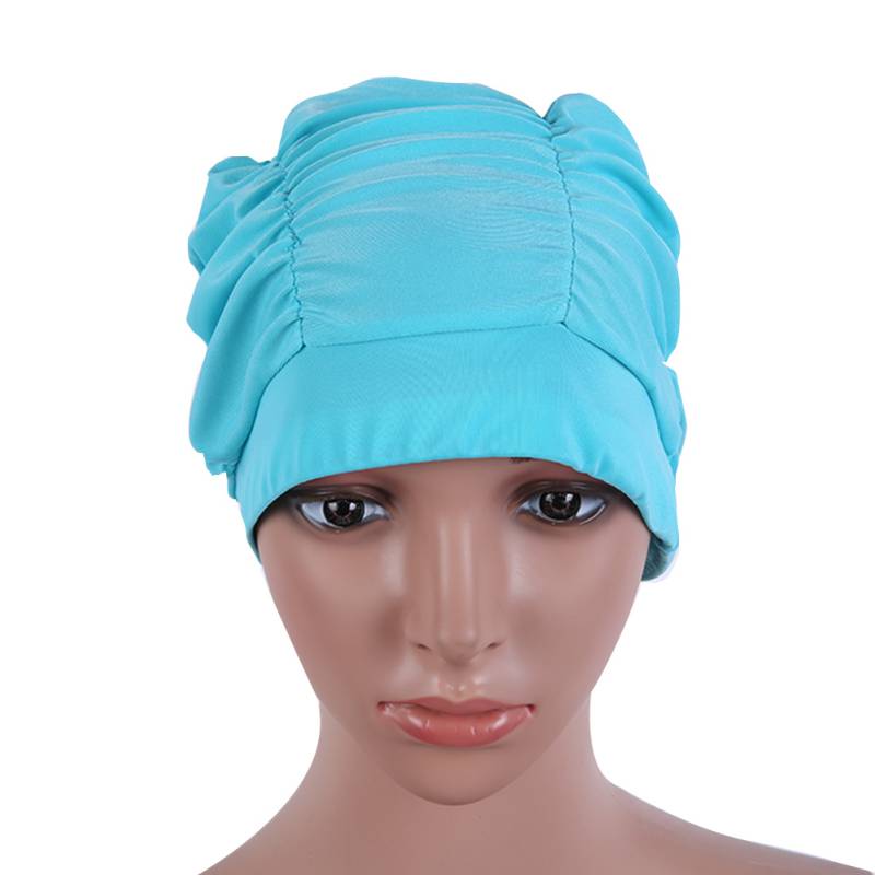 Waterproof Unisex Adult Children Kids Girl Swimming Hat Swim Cap