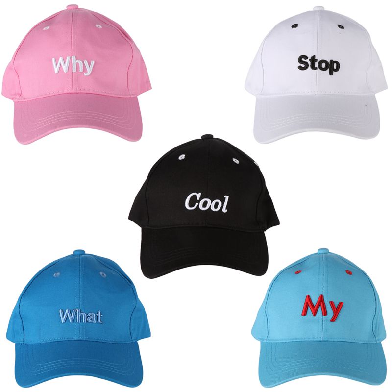 Men Women Peaked Hat HipHop Curved Strapback Snapback Baseball Cap 8