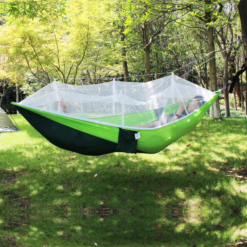 Doppelte Reise im Freien Camping Zelt Hängende Hängematte Bett mit