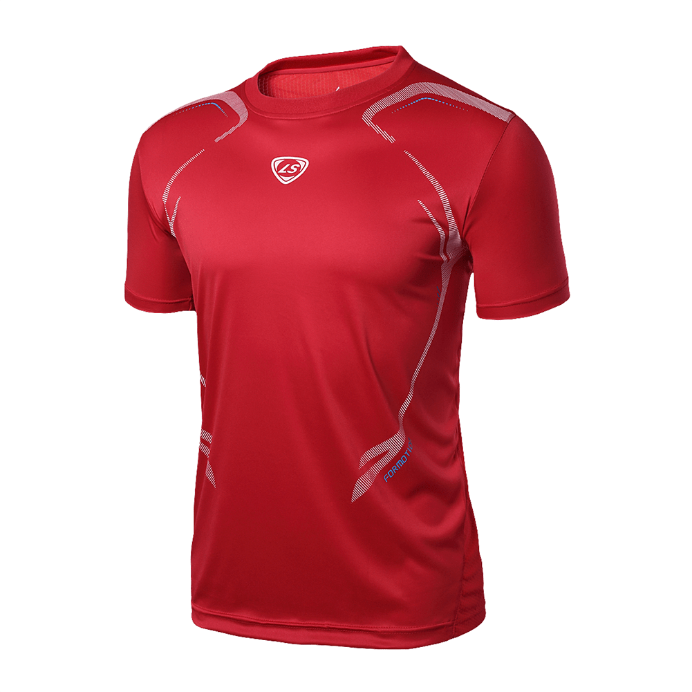 Men's Sport Running Tshirt Fitness Muscle Quick Dry Stretch Top Tee