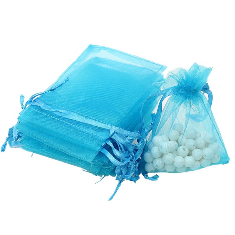 100PCS Wedding/Party Favor Mini Gift Bags Pouches Organza Jewelry Drawstring Bag eBay