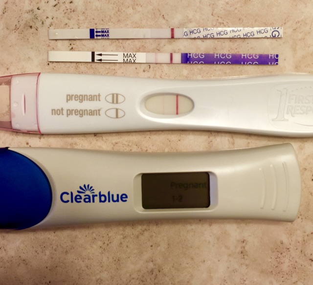 Blue Cross Pregnancy Test Strip pregnancy test