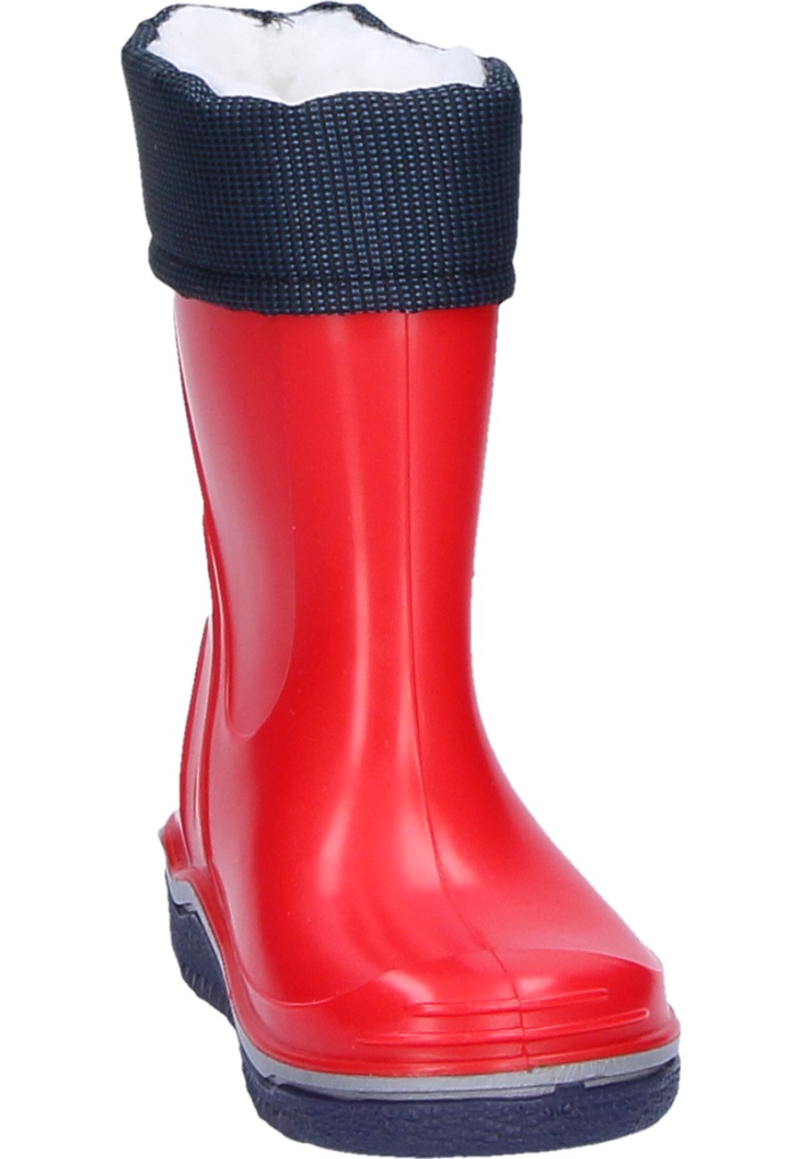 Rote Gummistiefel für Kinder Nora Nori Winter rot robuste Kindergummistiefel für den Winter