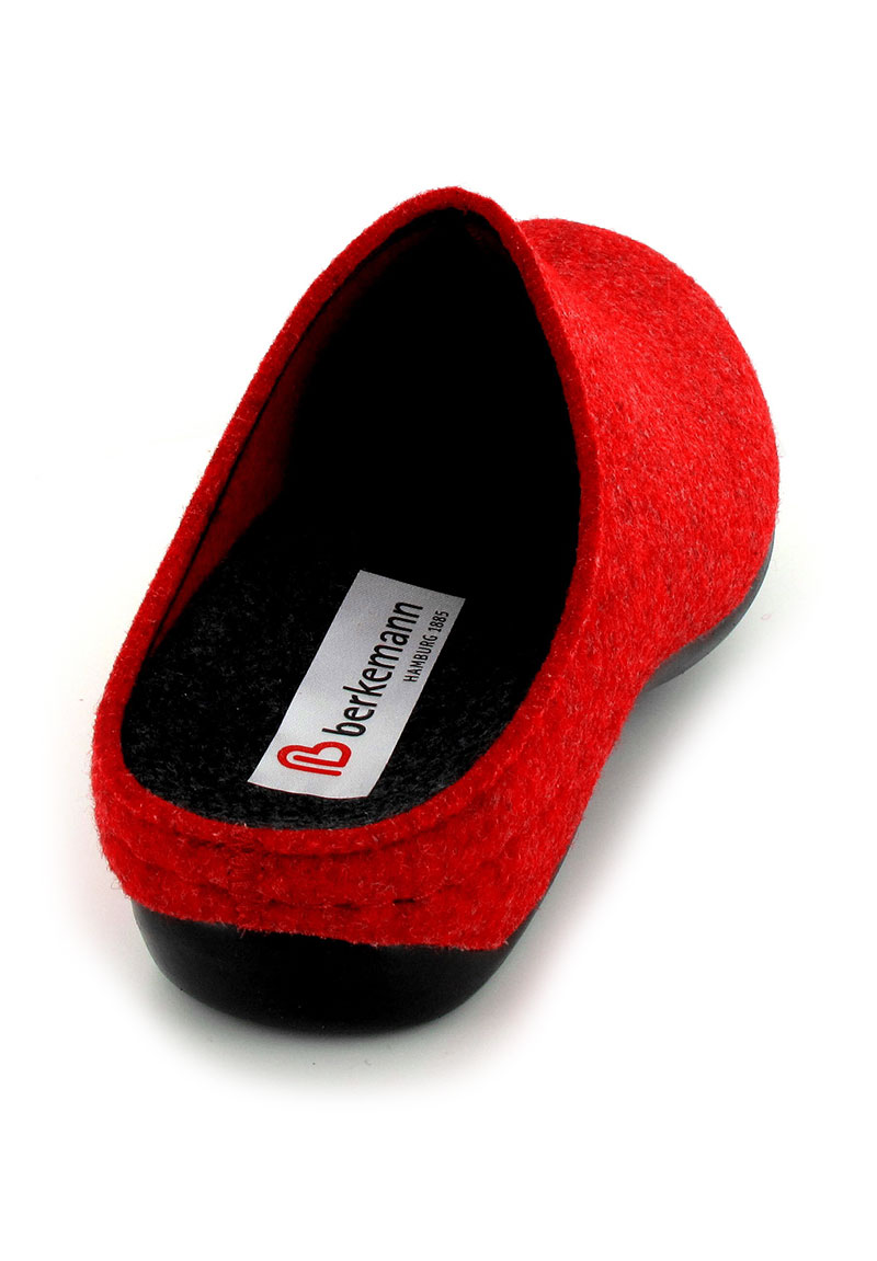 Berkemann® BERKOFLEX Filzpantoffel für Damen Florina rot