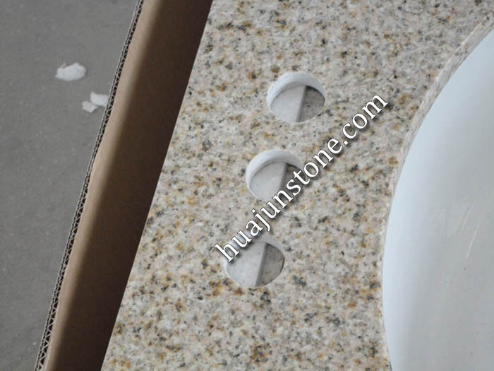 New Rustic Yellow Vanity Tops HUAJUN STONE CO.,LIMITED