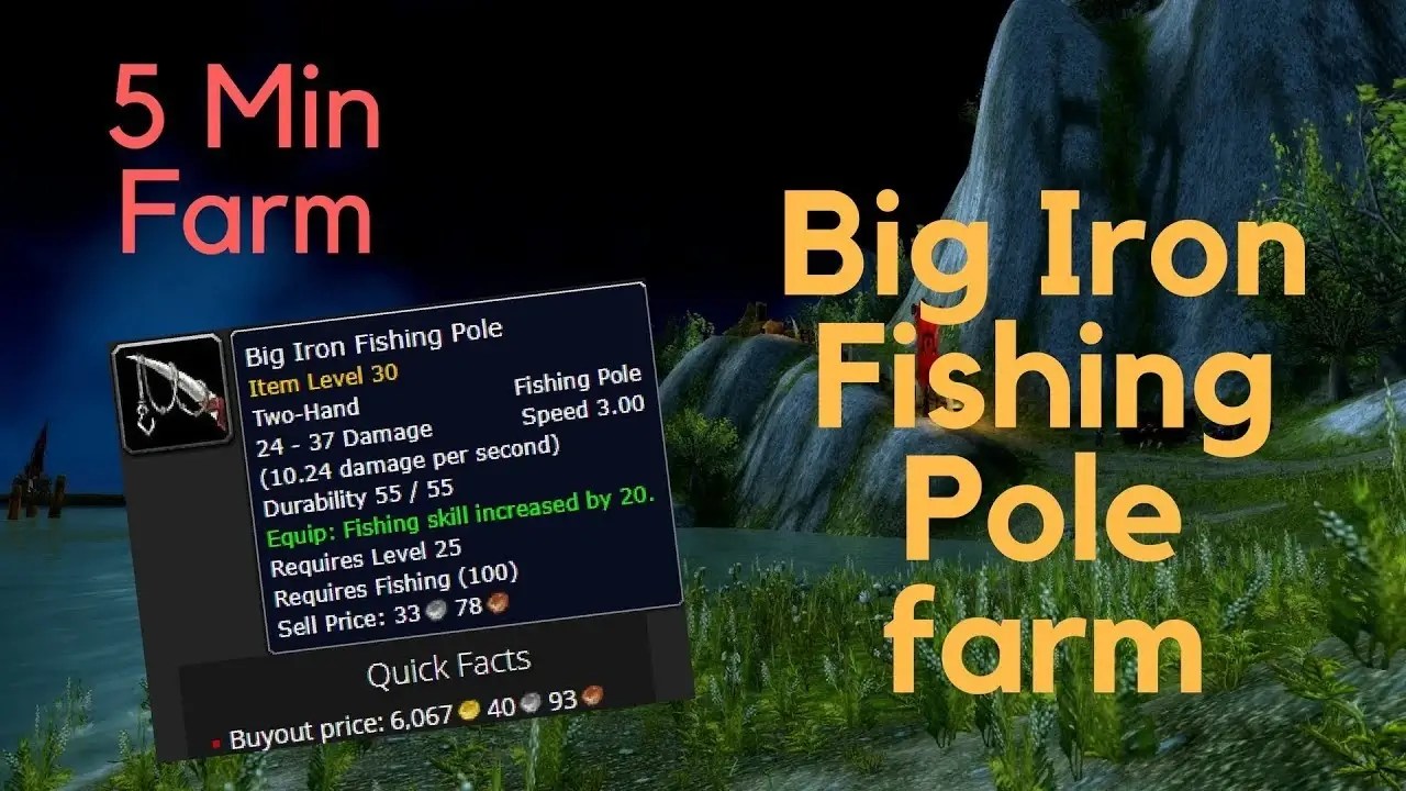 WOW Classic SOD The Best Way To Get Big Iron Fishing Pole Quickly!