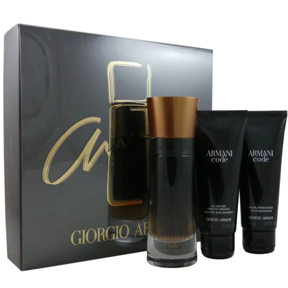 Armani Code Profumo Set 60 ml EDP & 75 ml SG & 75 ml AS bei Riemax