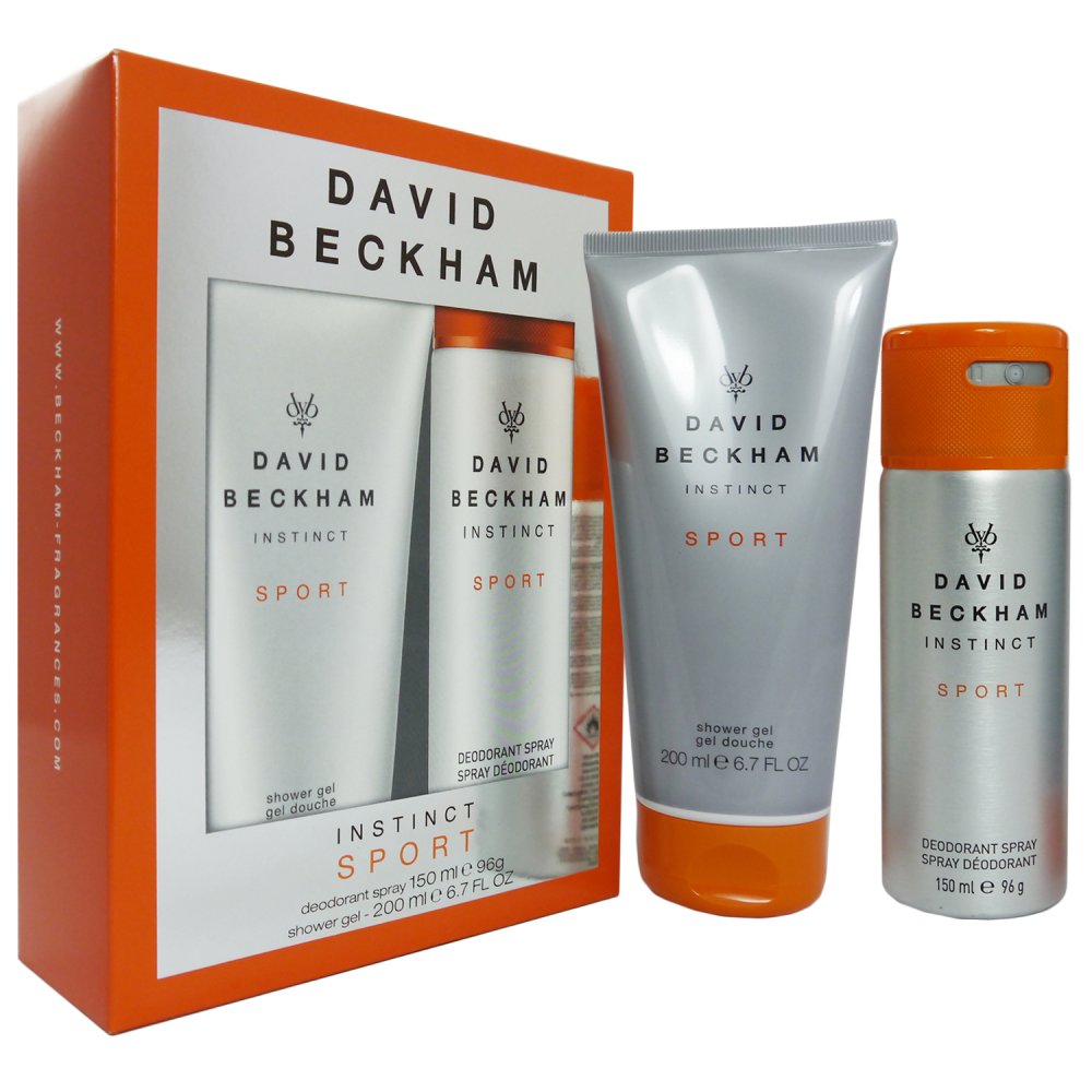 David Beckham Instinct Sport Set 150 ml Deo Spray & 200 ml Duschgel
