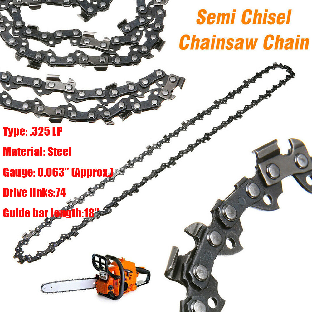 Chainsaw Chain 18 Inch .063 Gauge .325 Pitch 74 Drive Links 74DL Chain