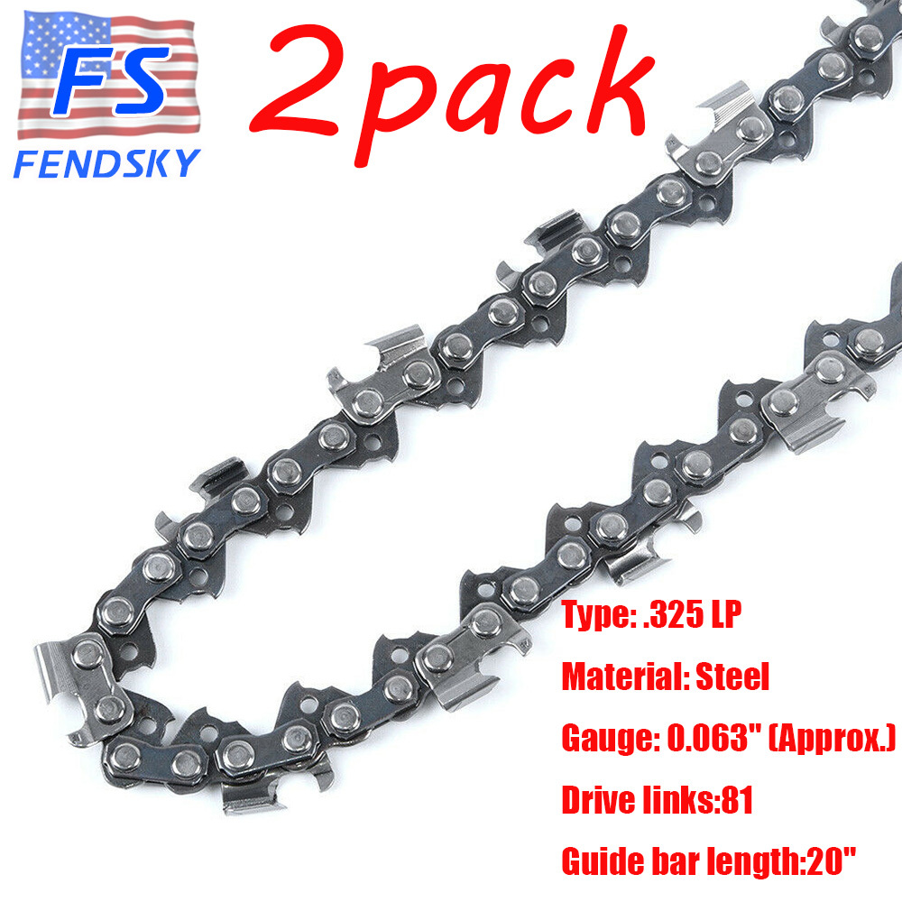 20" Chain .325 .063 81 DL FULL CHISEL Link fits many Stihl Chainsaw 026