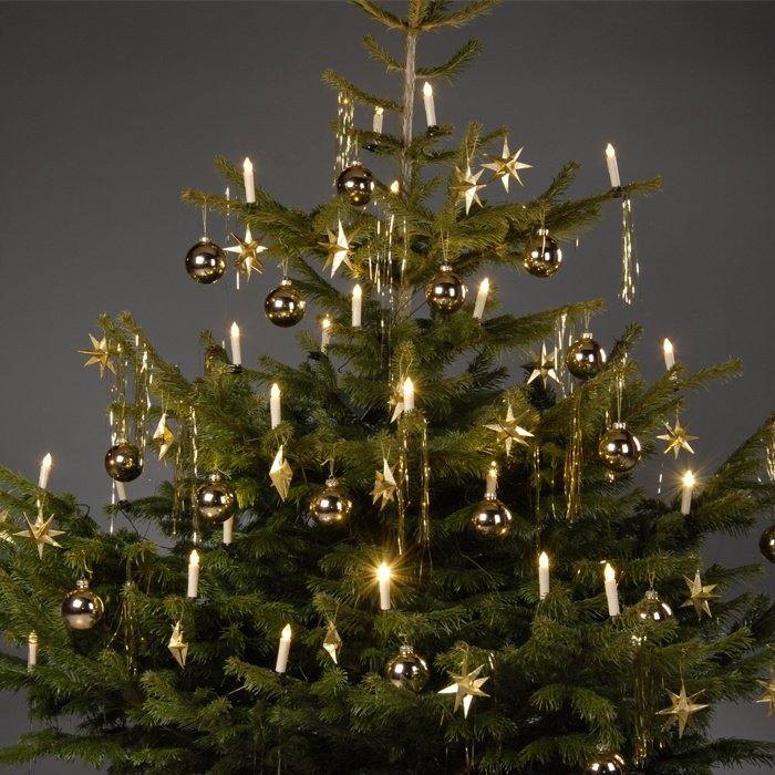 Led Christmas Tree Candle Lights ClipOn Fairy Lights Warm White+ IR