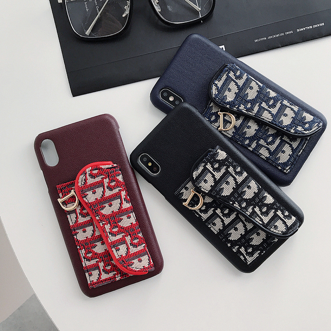 Luxury Brands Designer Phone Cases For Iphone 6/7/8 Plus PU Leather