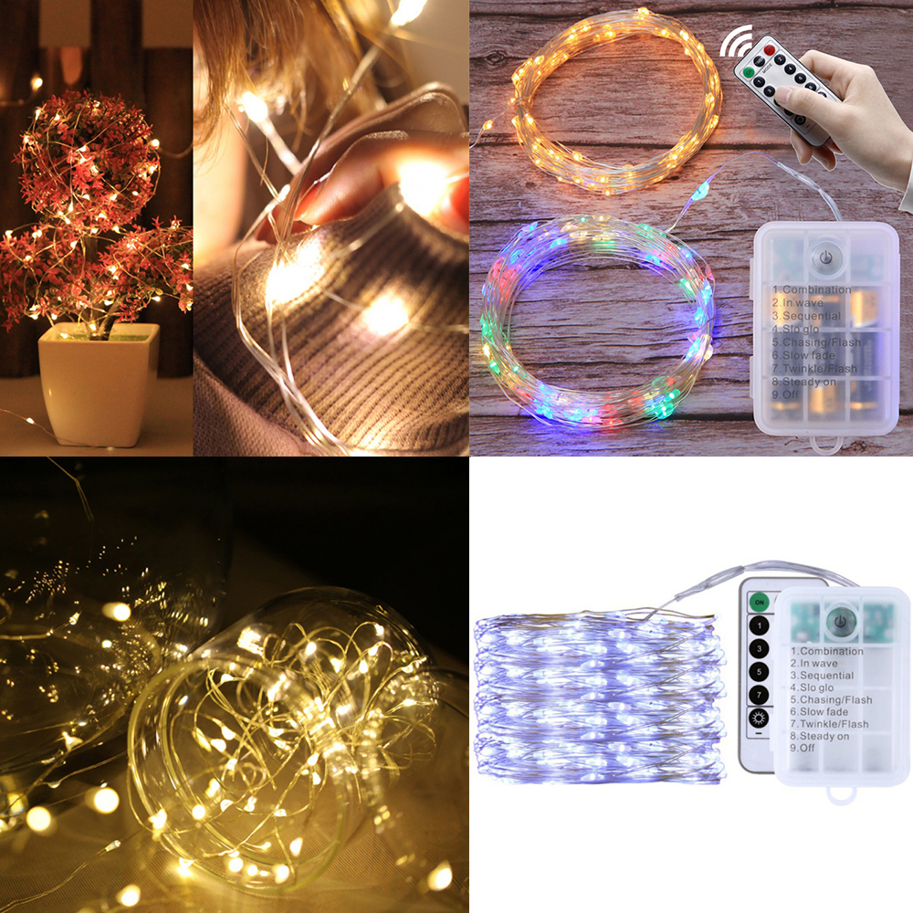 USB Battery LED String Light Copper Wire Waterproof Indoor Fairy LED