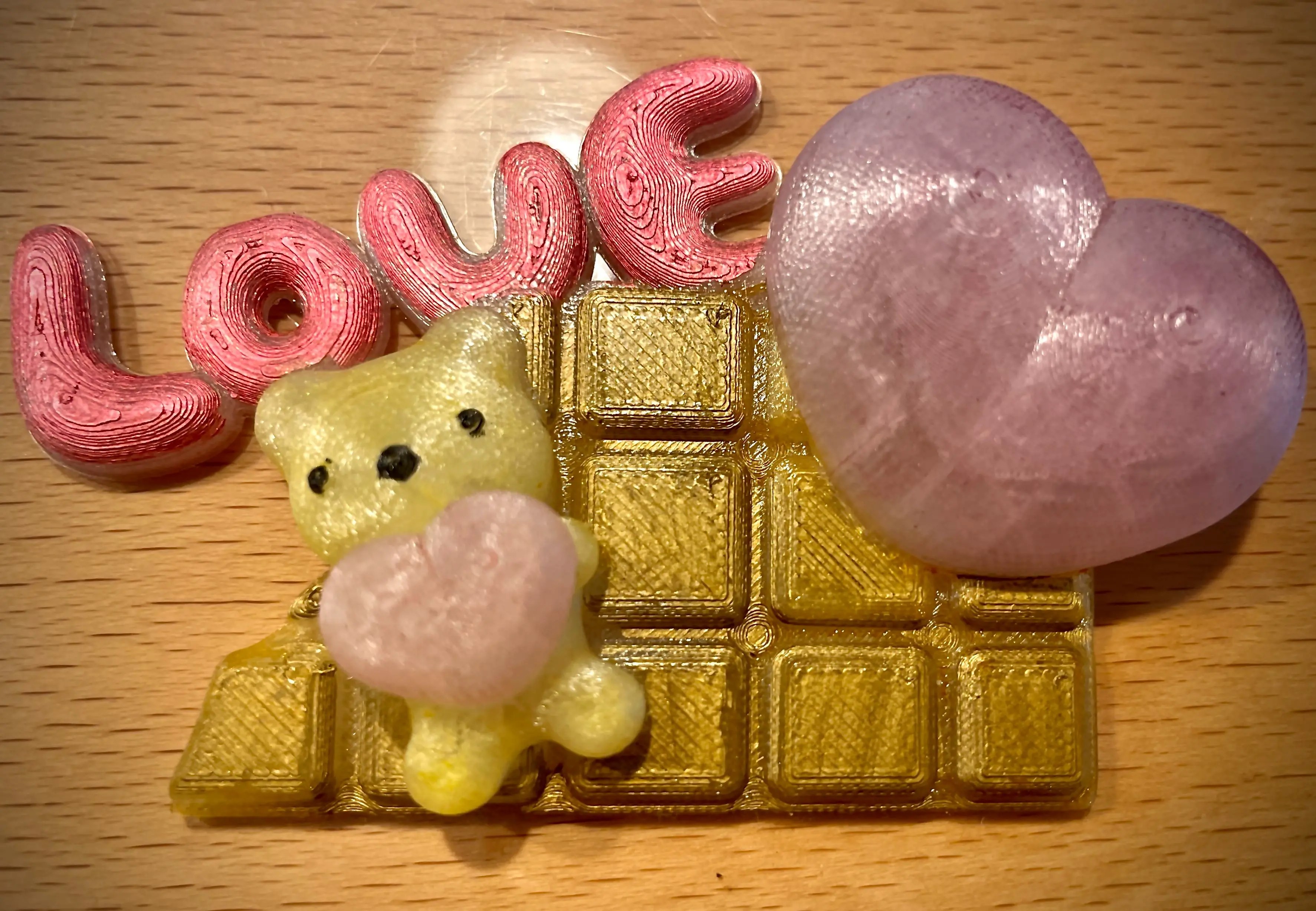 sweet valentine bear 3D models download Creality Cloud