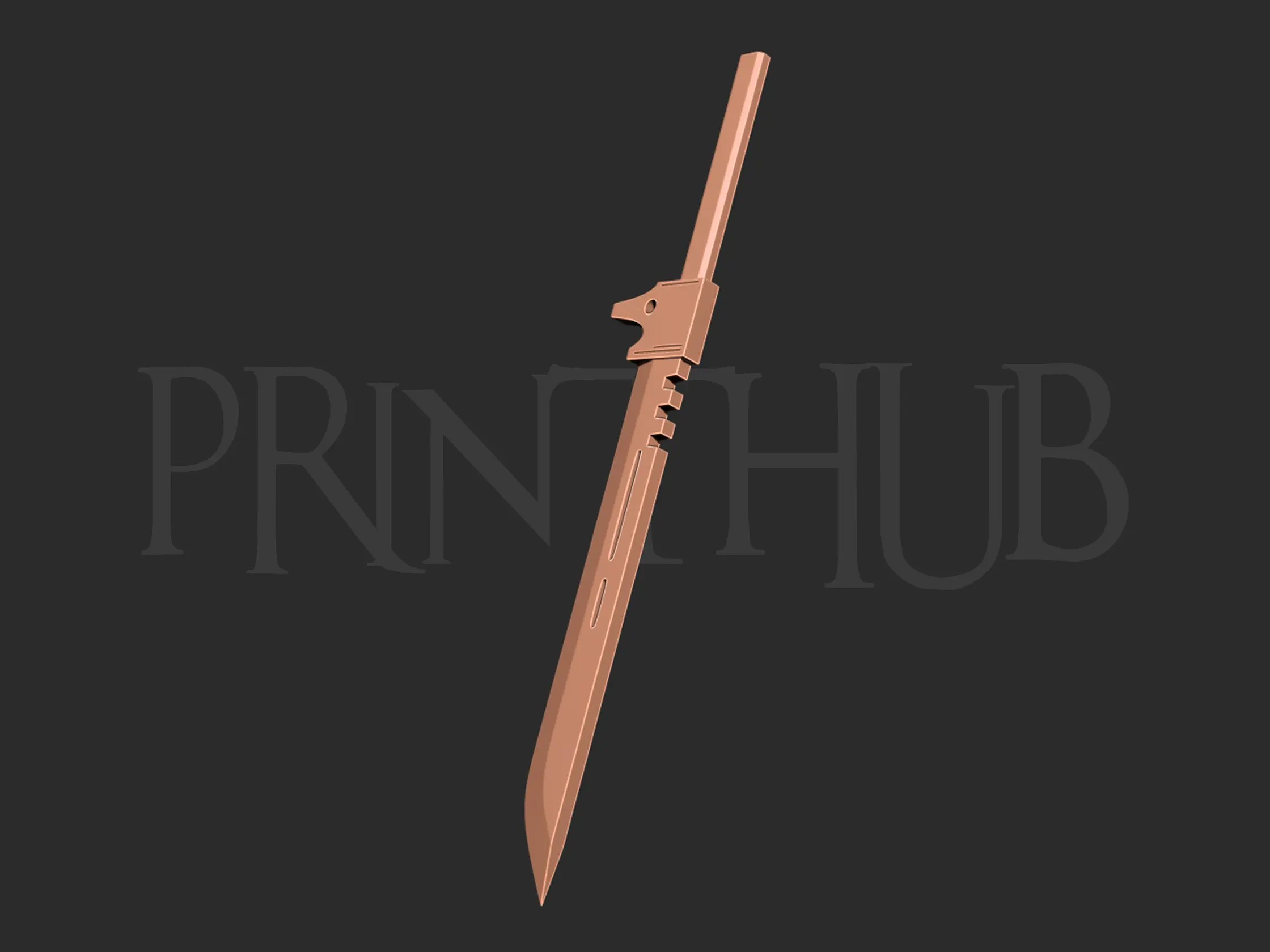 Kaiju No.8 Sword - Soshiro Hoshina Cosplay Weapon | 3D models download