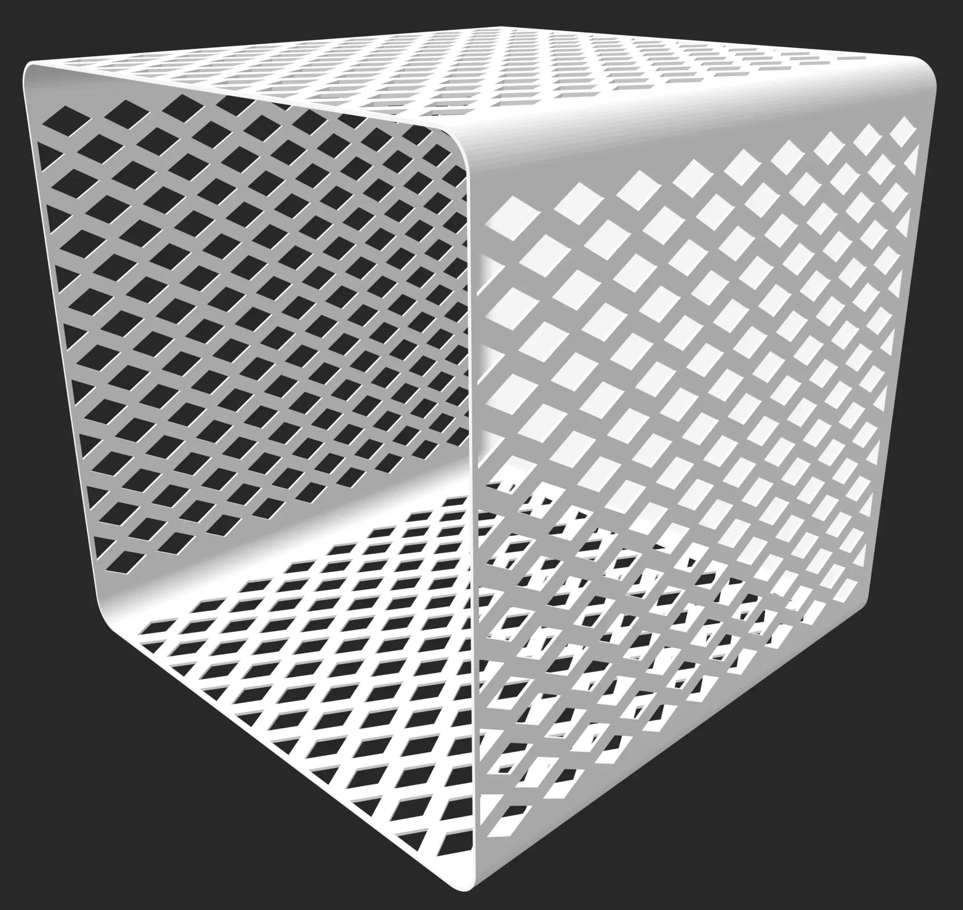 Square Trashcan (Can also be used for lots of other things) 3D models