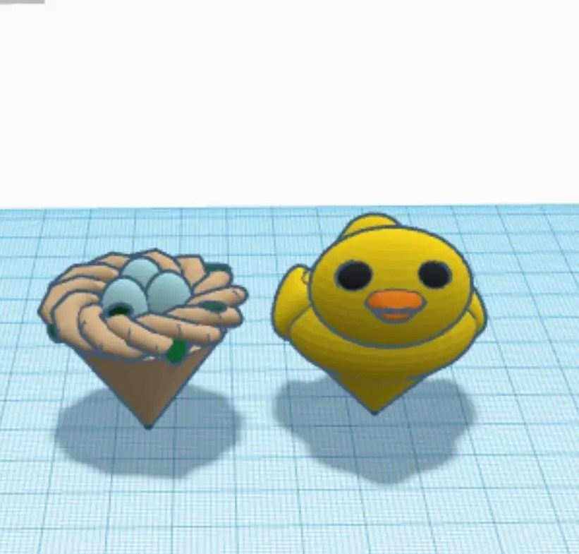 Easter spinning tops 3D models download Creality Cloud