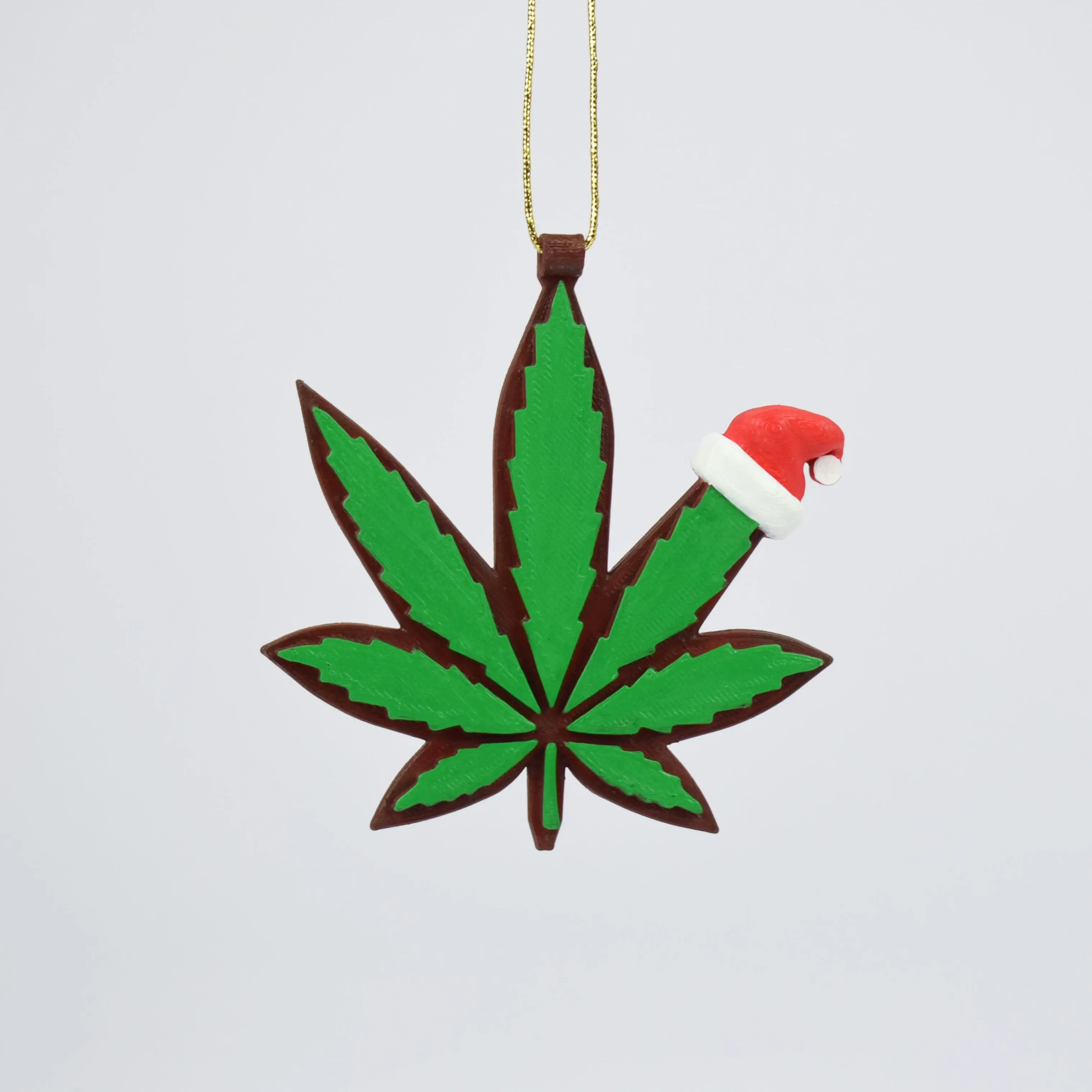 Marijuana Christmas Tree Ornament 3D models download Creality Cloud