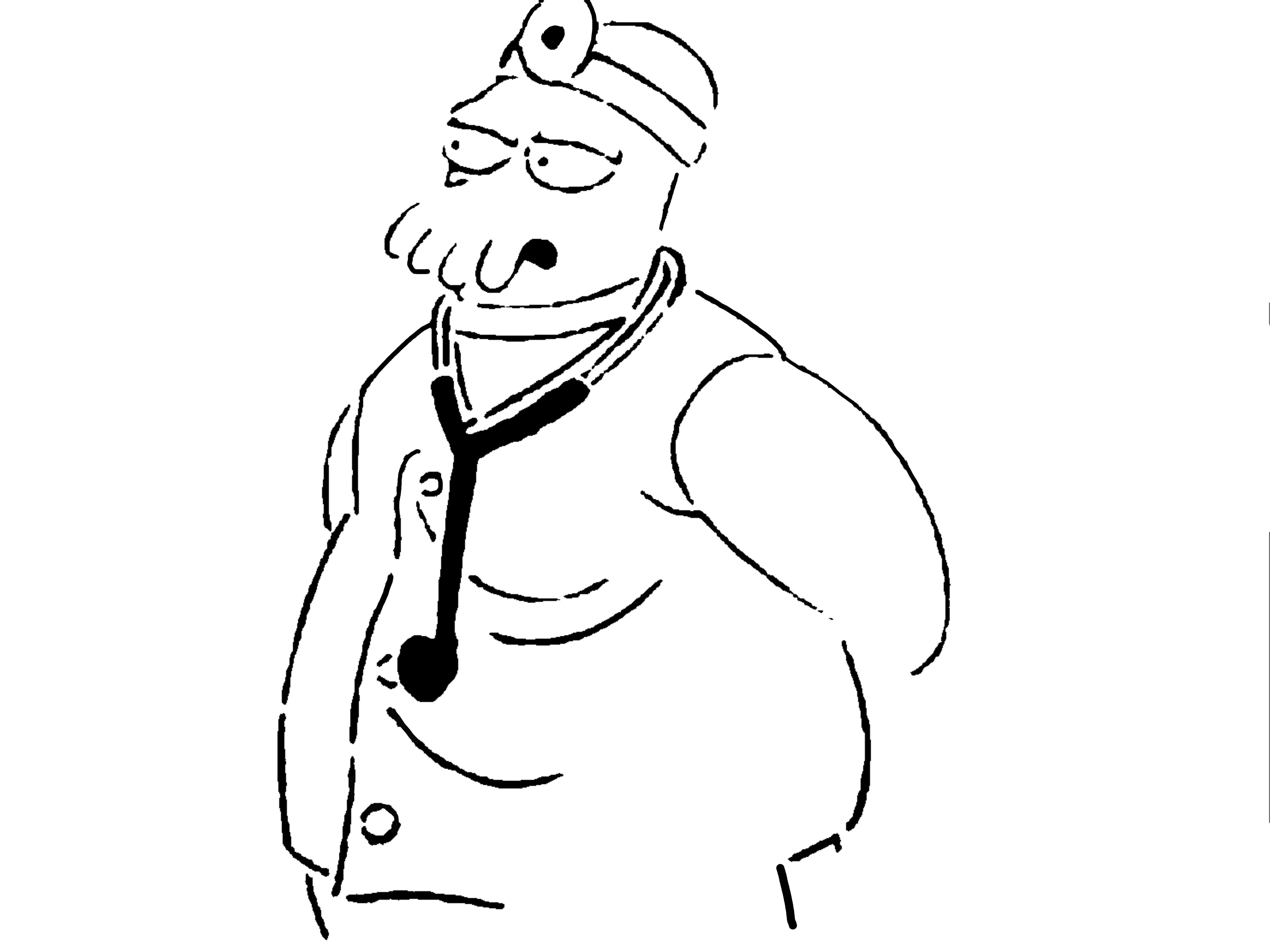 Free Characters & Creatures STL Download Dr Zoidberg stencilby SMT_M 🦊