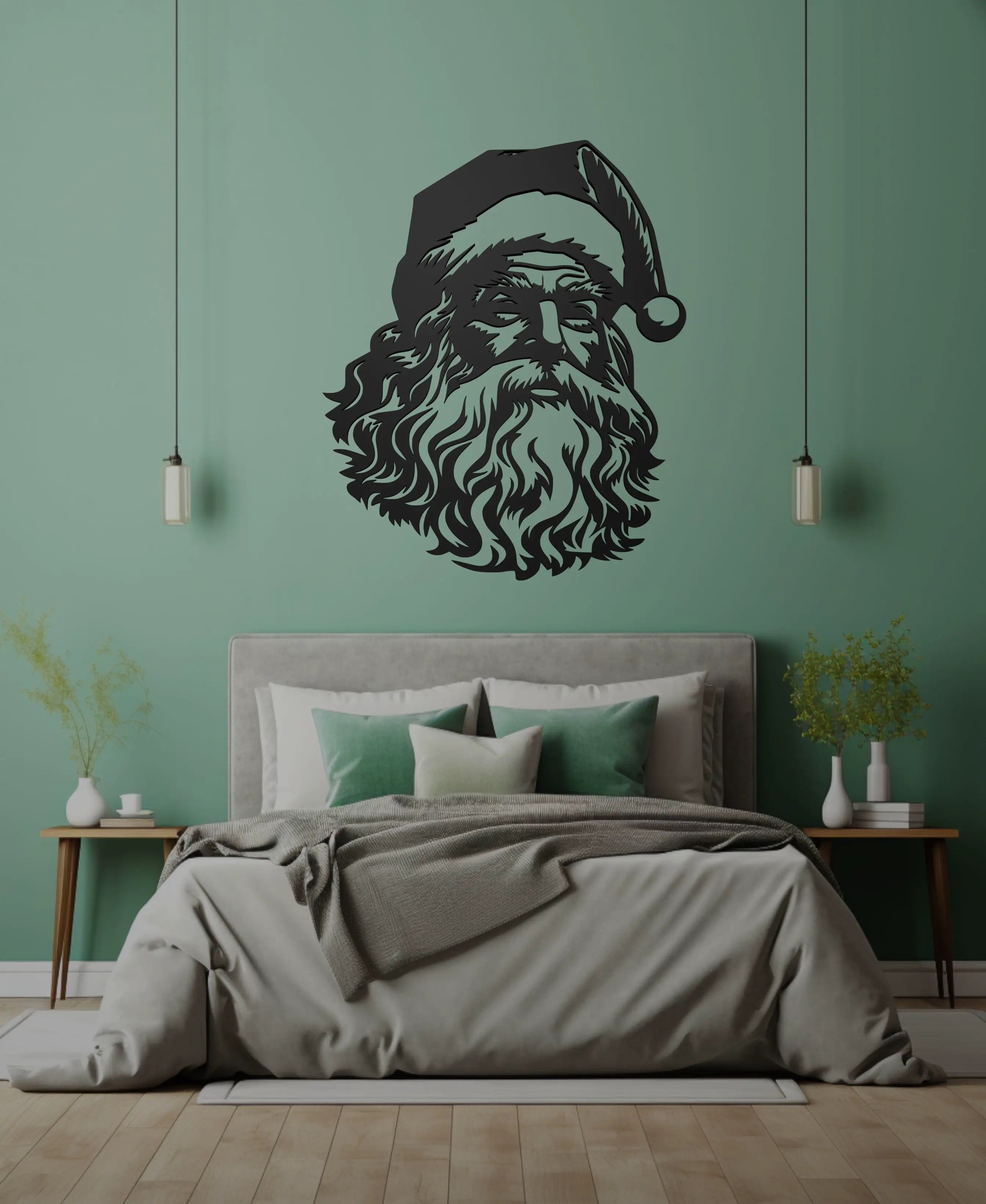 Santa Wall Art 3D models download Creality Cloud
