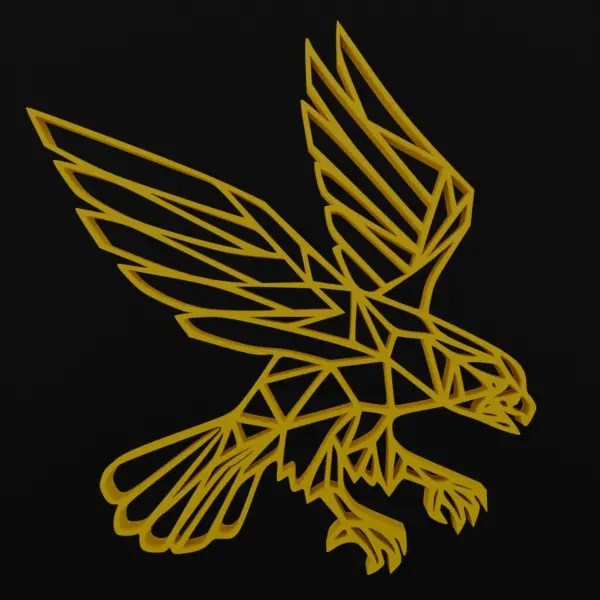 Eagle Wall Art.stl 3D models download Creality Cloud