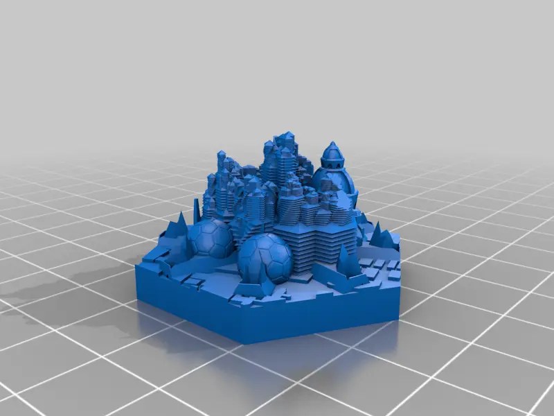 RifRaf Terraforming Mars 2020 ALT Cupola and Capital in 2 Pa 3D