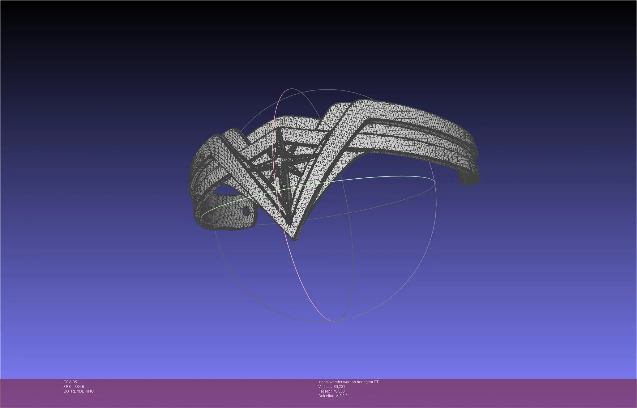 DC Wonder Woman Headgear 3D models download Creality Cloud