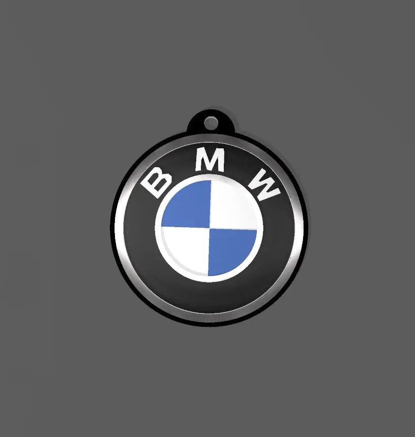 bmw logo keychain 3D models download Creality Cloud