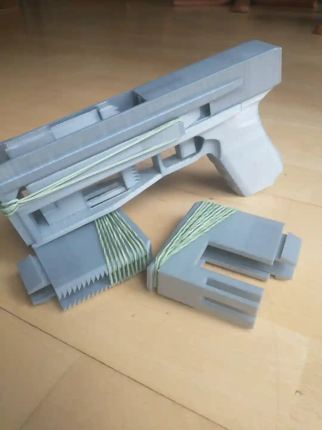 V2 Rubber band gun with mag 3D models download Creality Cloud