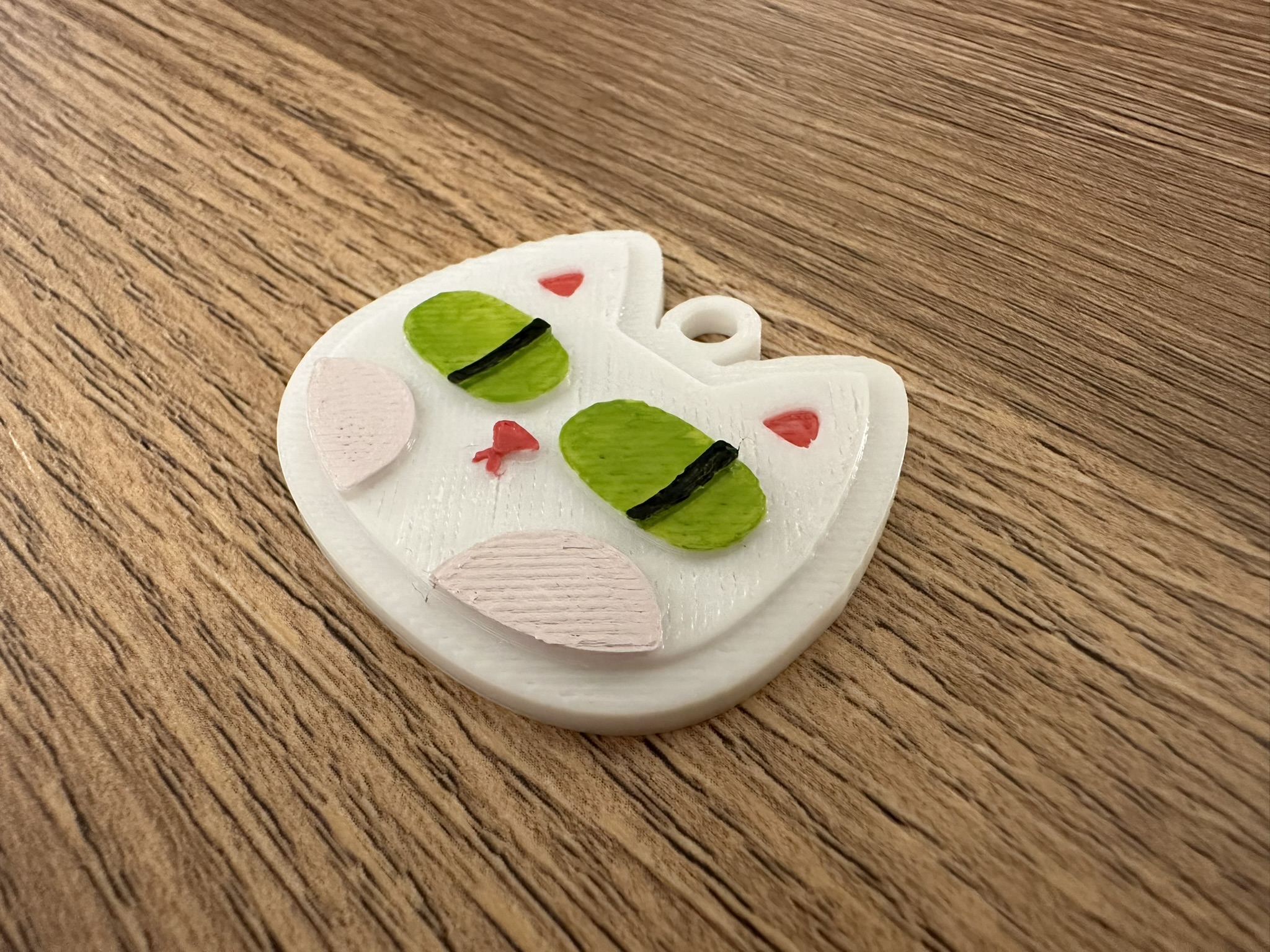 Cat head keychain 3D models download Creality Cloud