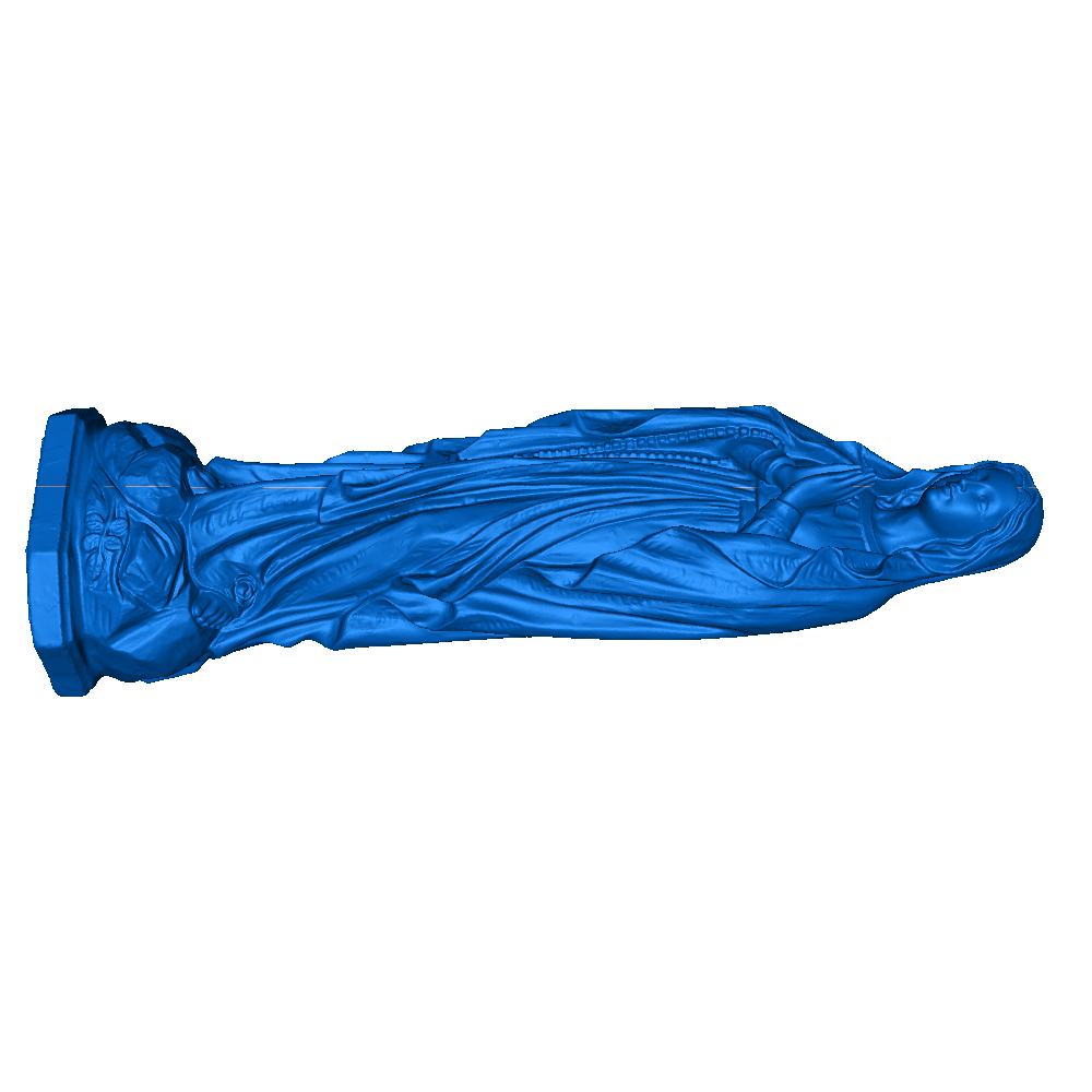 Virgin Mary statuette 3D models download Creality Cloud