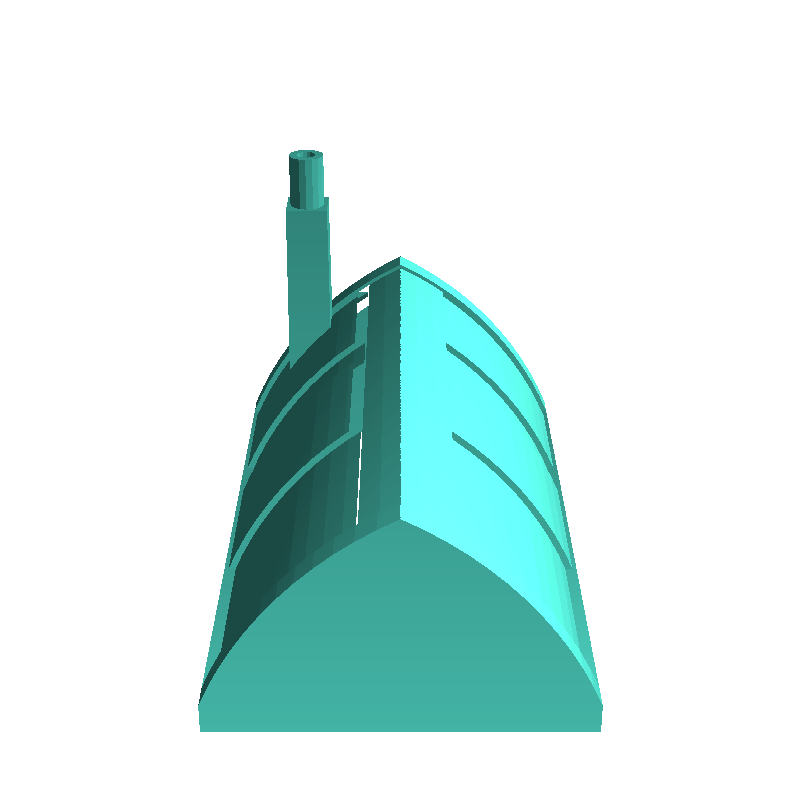 Medieval building with low wall with door and wooden palisad 3D