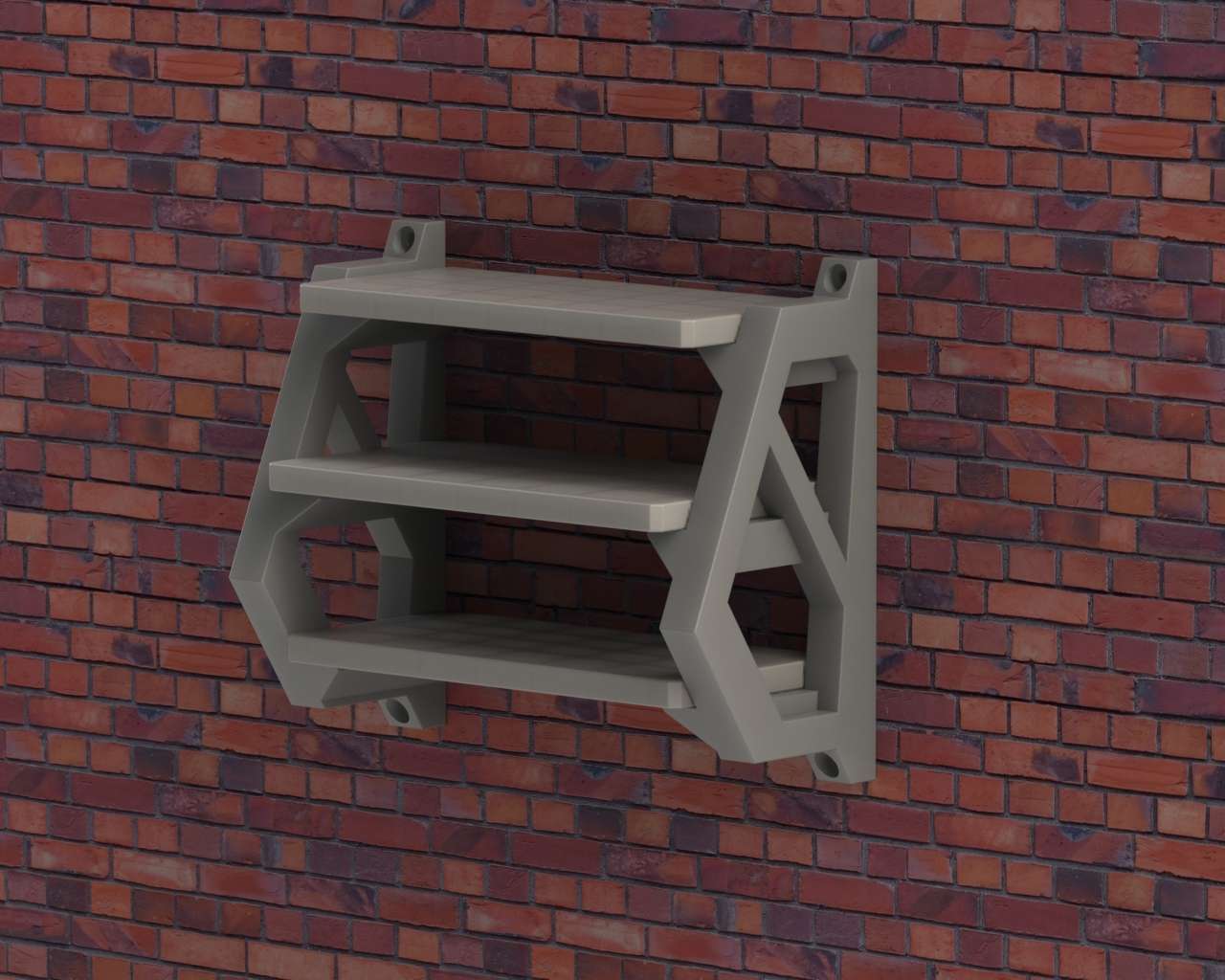 Small Wall Rack 3D models download Creality Cloud