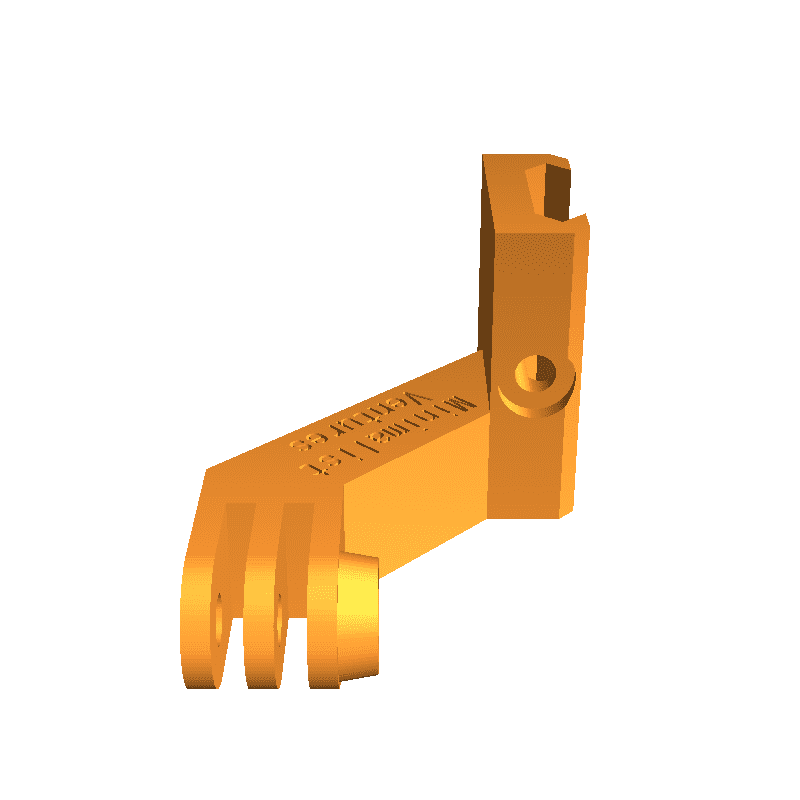 GoPro rail mounts from thingiverse 3D models download Creality Cloud