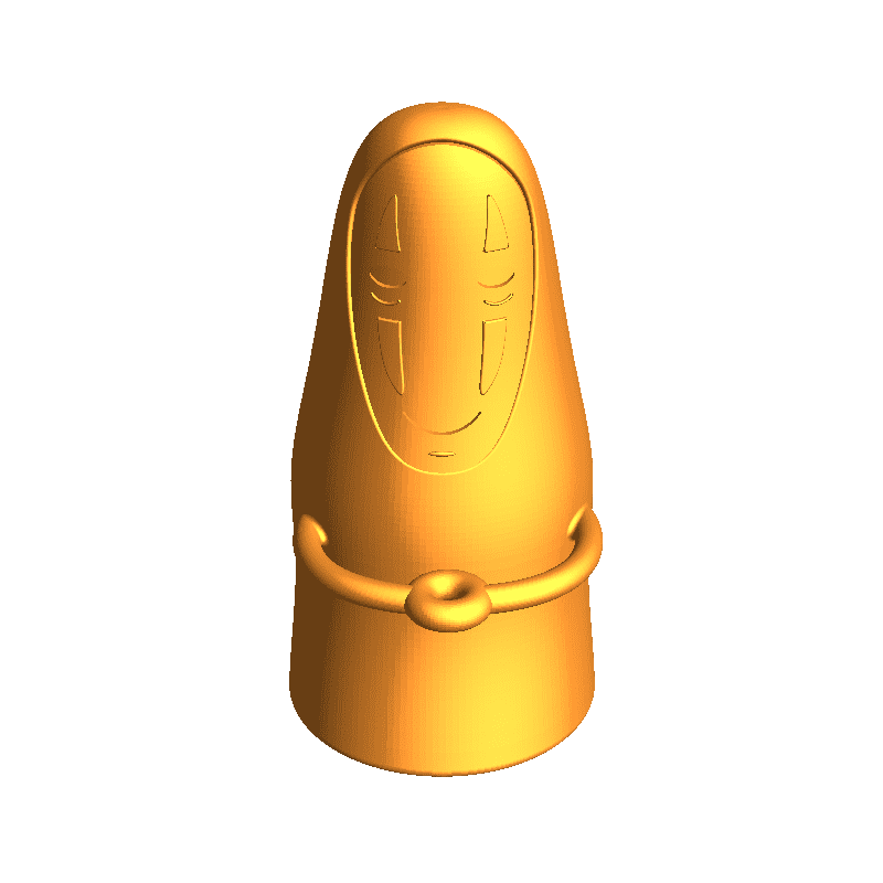 Kaonashi incense holder 3D models download Creality Cloud