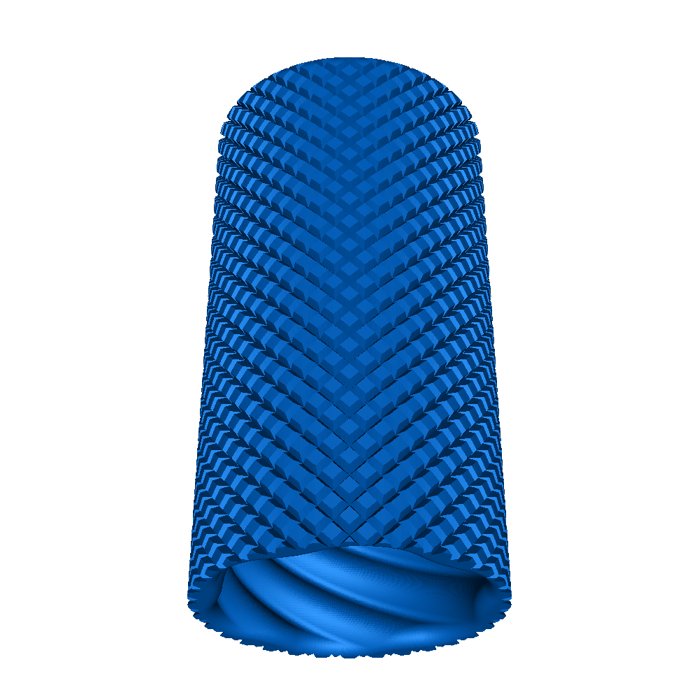 Knurled Twist Container by rayperkins 3D models download Creality Cloud