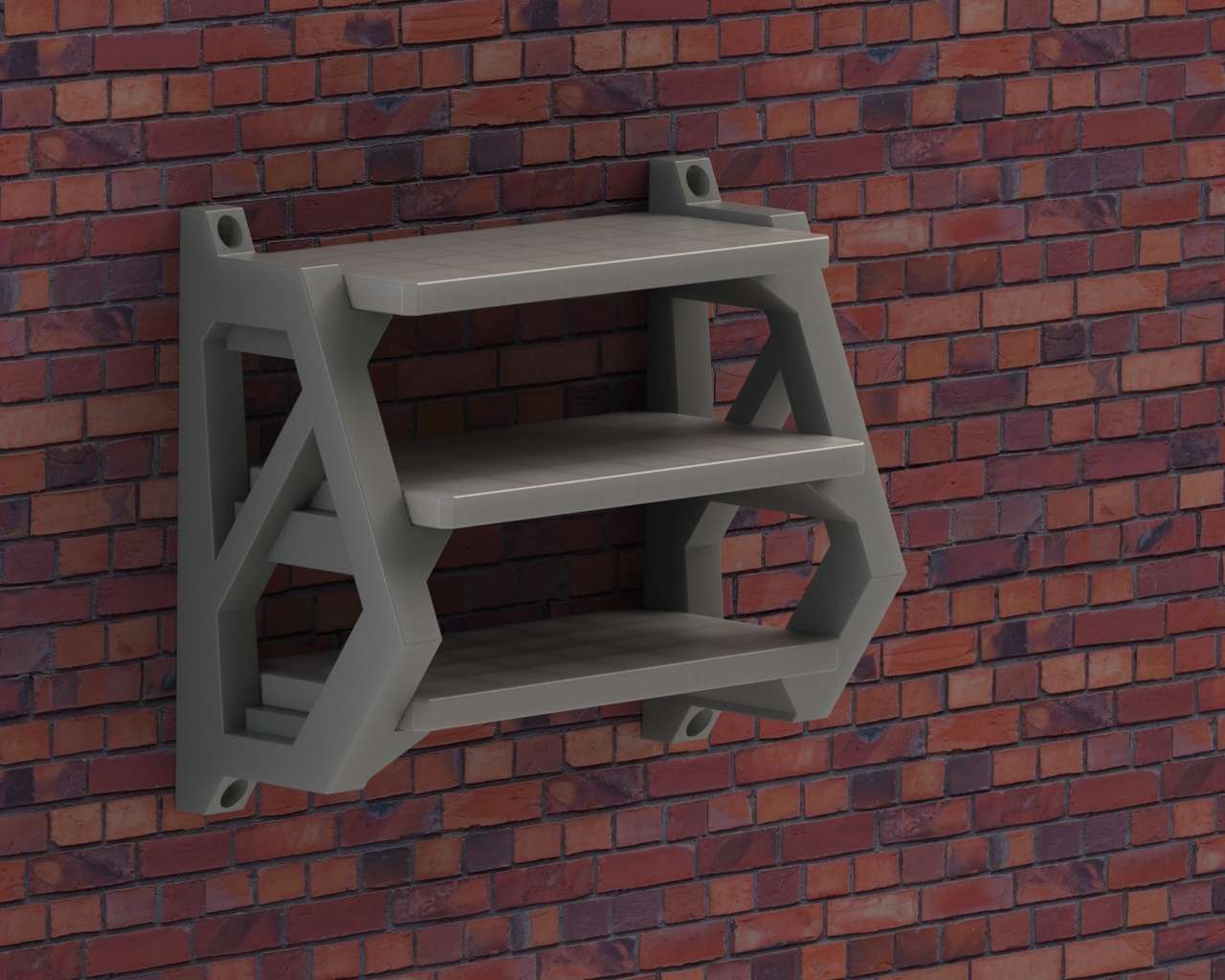 Small Wall Rack 3D models download Creality Cloud