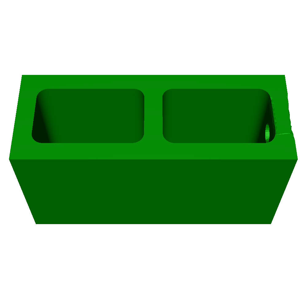 Concrete Block Keychain 3D models download Creality Cloud