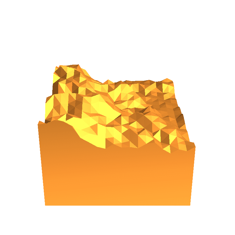 Looking Glass Falls Topo Map 3D models download Creality Cloud