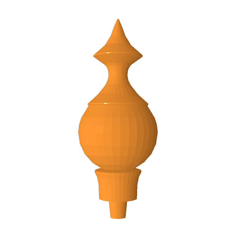 clock finial 3D models download Creality Cloud