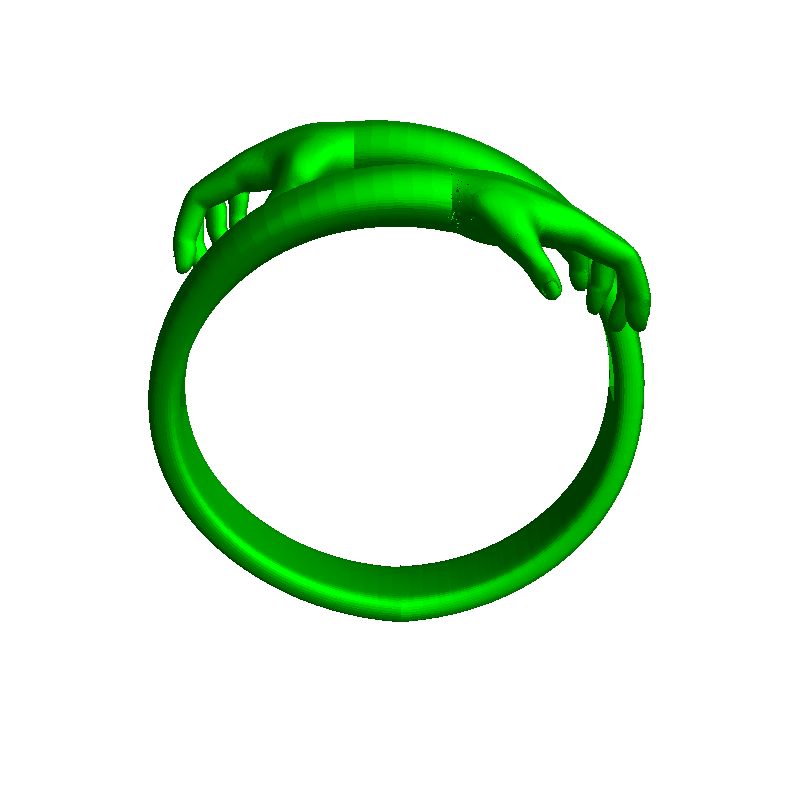 hand ring 3D models download Creality Cloud