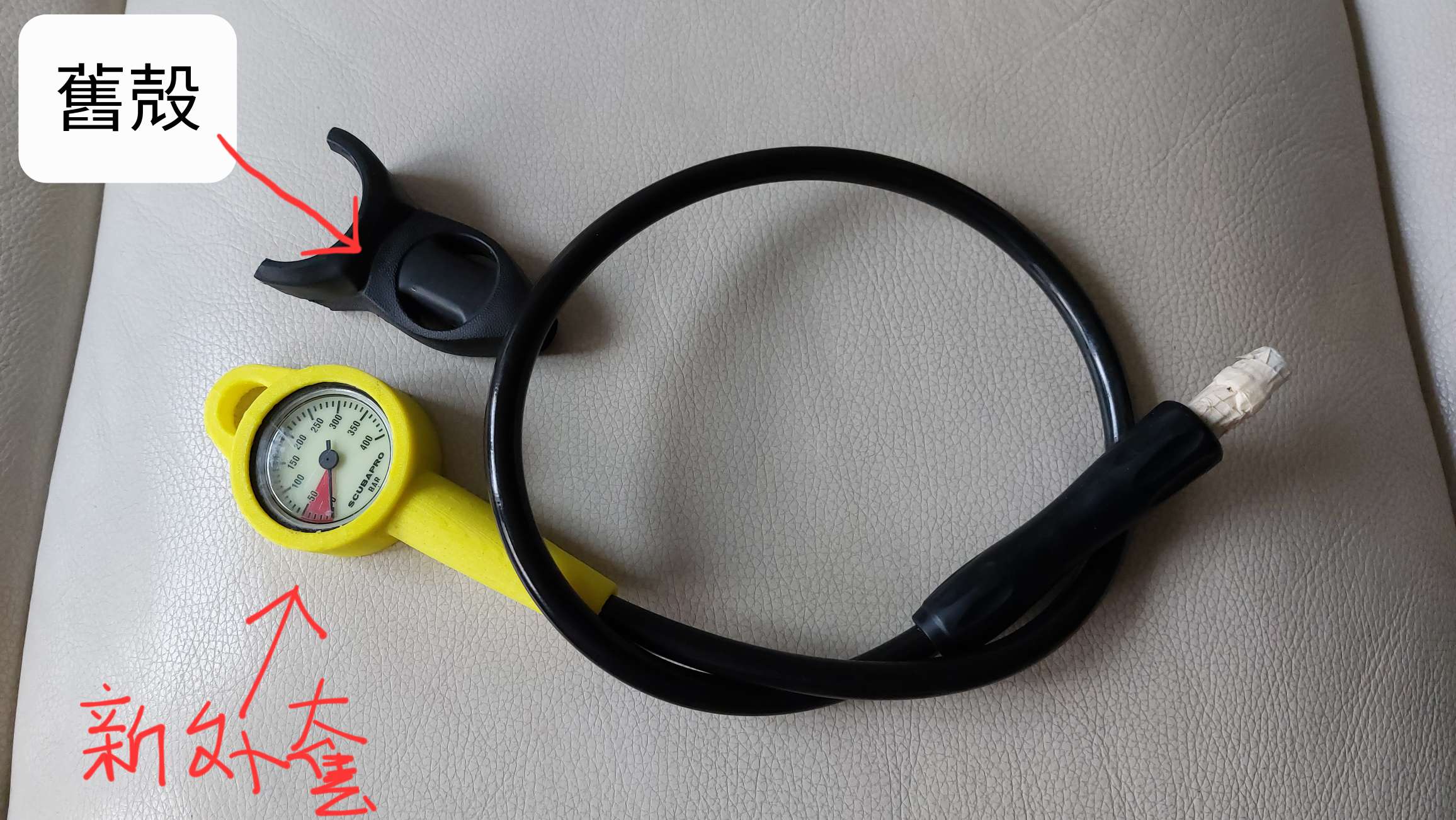 Diving pressure gauge housing 3D models download Creality Cloud