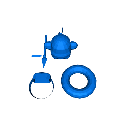 Waddle Dee w/Goggles (Kirby's Dreamland) 3D models download