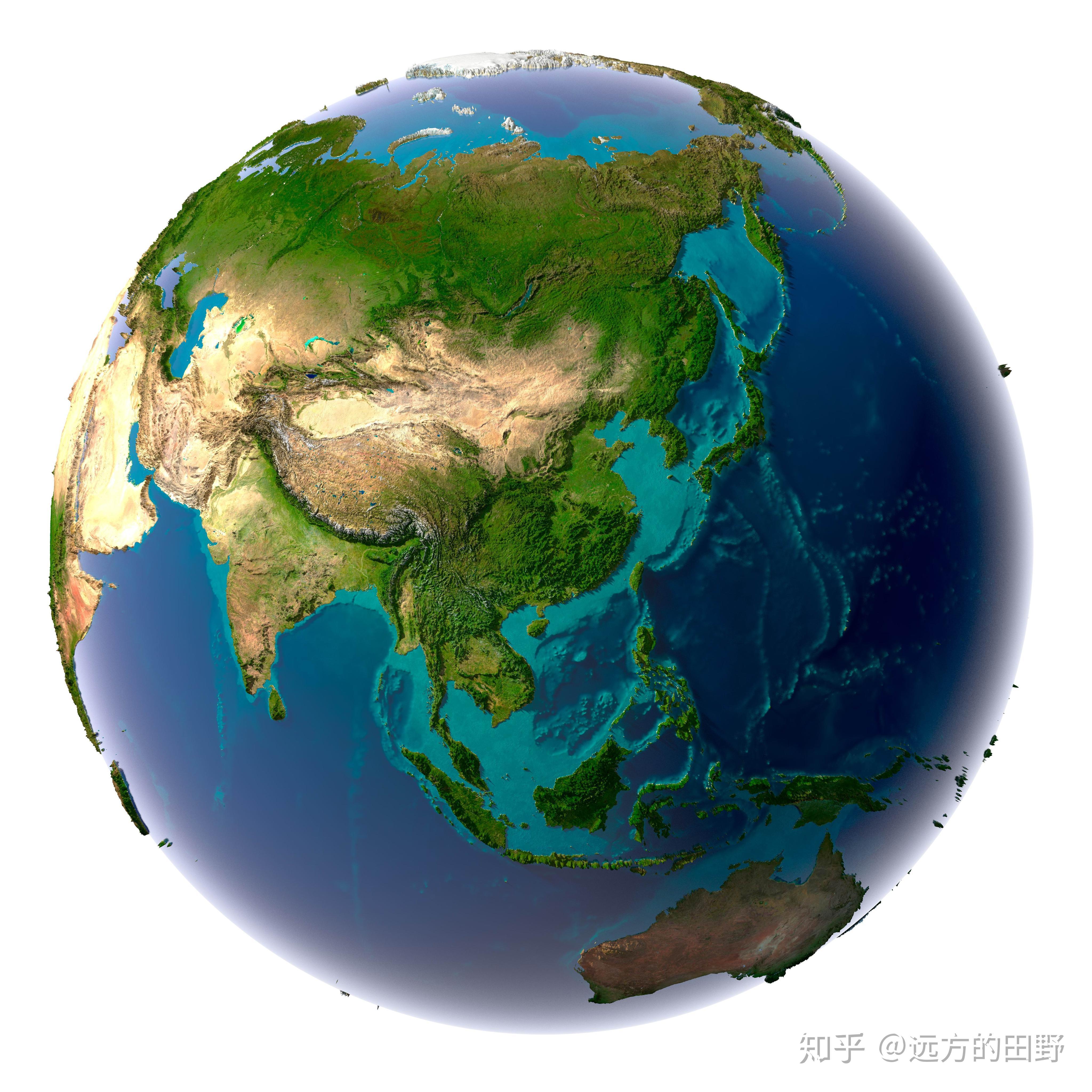 3D立体中国地势图——10M高清大图 知乎